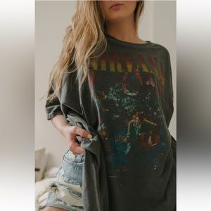 Urban Outfitters Nirvana Unplugged Oversized Tee